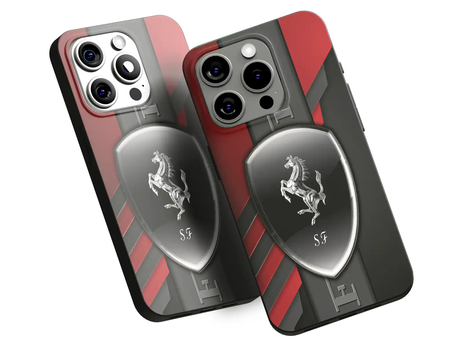 Ferrari Handycover Design Minimalistischer Stil